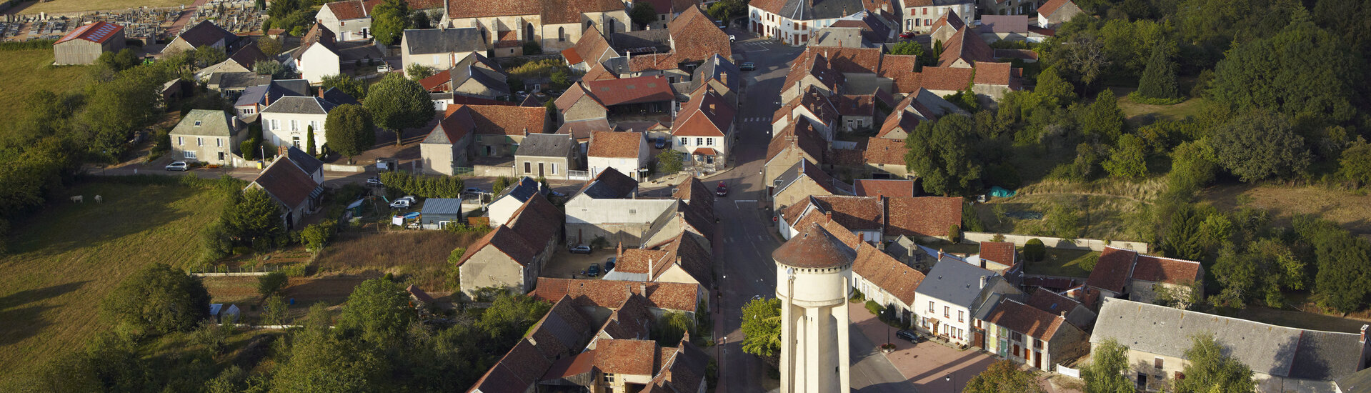 Commune Mairie Plan Vue Nièvre